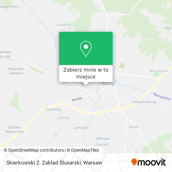 Mapa Skierkowski Z. Zakład Ślusarski