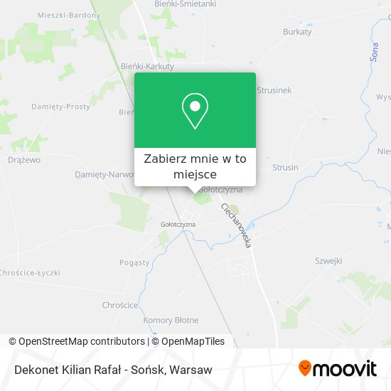 Mapa Dekonet Kilian Rafał - Sońsk