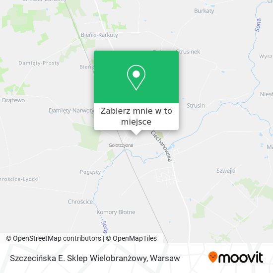 Mapa Szczecińska E. Sklep Wielobranżowy