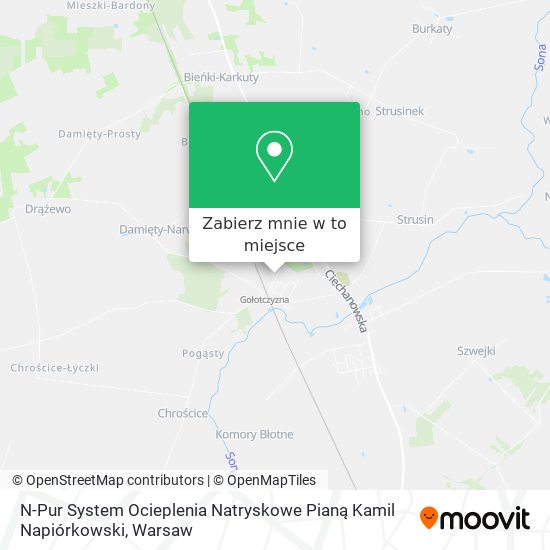 Mapa N-Pur System Ocieplenia Natryskowe Pianą Kamil Napiórkowski