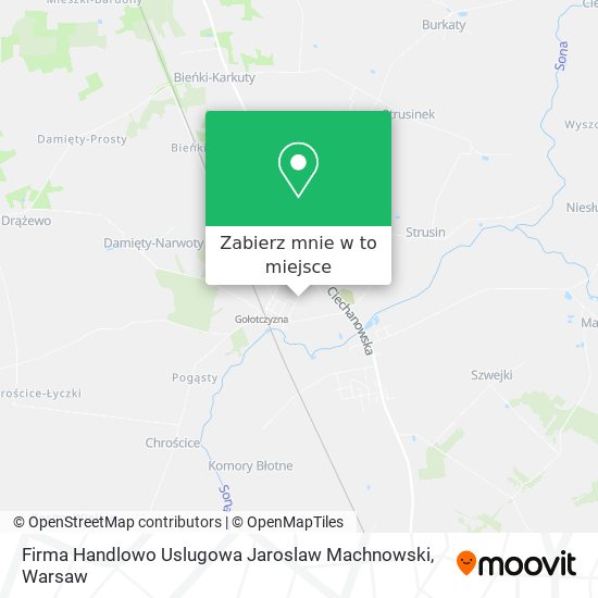 Mapa Firma Handlowo Uslugowa Jaroslaw Machnowski