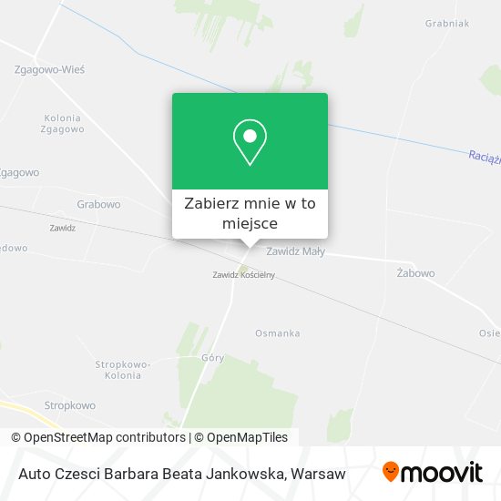 Mapa Auto Czesci Barbara Beata Jankowska