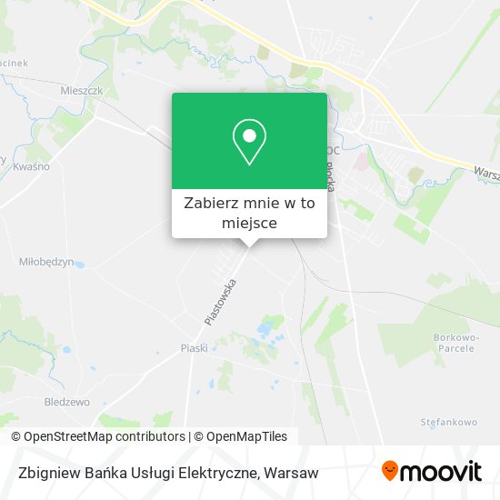 Mapa Zbigniew Bańka Usługi Elektryczne