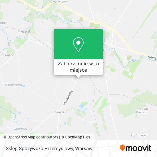 Mapa Sklep Spozywczo Przemyslowy