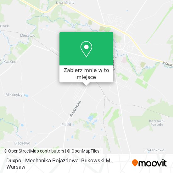 Mapa Duxpol. Mechanika Pojazdowa. Bukowski M.