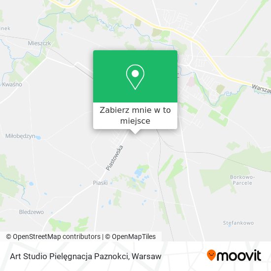 Mapa Art Studio Pielęgnacja Paznokci