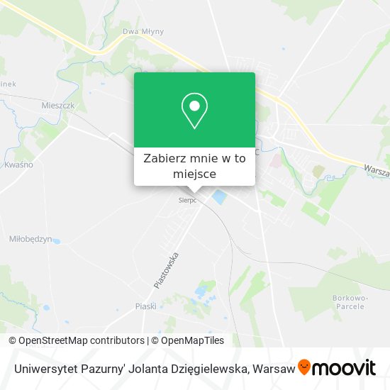 Mapa Uniwersytet Pazurny' Jolanta Dzięgielewska