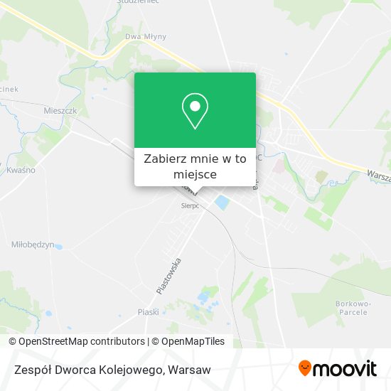 Mapa Zespół Dworca Kolejowego