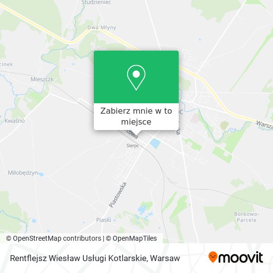 Mapa Rentflejsz Wiesław Usługi Kotlarskie