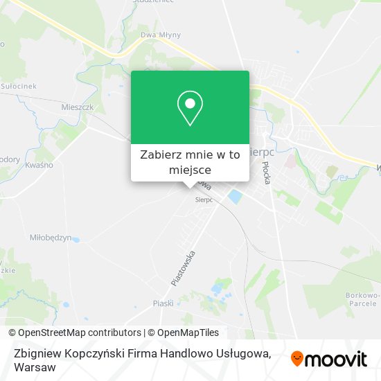 Mapa Zbigniew Kopczyński Firma Handlowo Usługowa