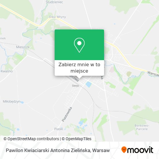 Mapa Pawilon Kwiaciarski Antonina Zielińska