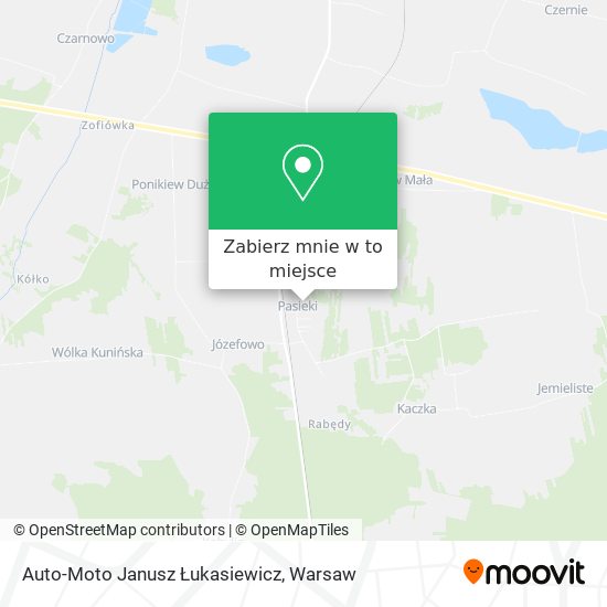 Mapa Auto-Moto Janusz Łukasiewicz