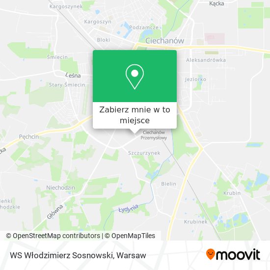 Mapa WS Włodzimierz Sosnowski