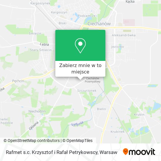 Mapa Rafmet s.c. Krzysztof i Rafał Petrykowscy