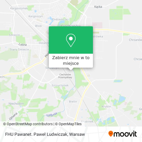 Mapa FHU Pawanet. Paweł Ludwiczak