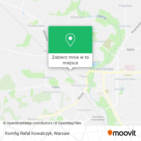 Mapa Komfig Rafał Kowalczyk