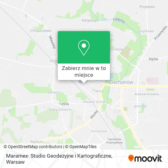 Mapa Maramex- Studio Geodezyjne i Kartograficzne