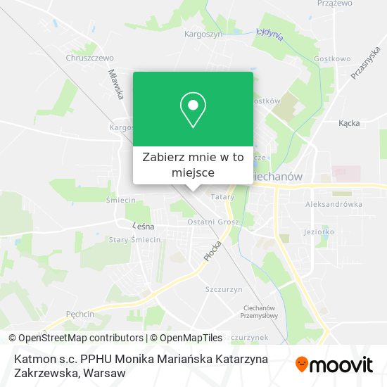 Mapa Katmon s.c. PPHU Monika Mariańska Katarzyna Zakrzewska