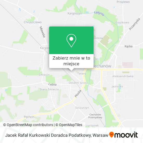 Mapa Jacek Rafał Kurkowski Doradca Podatkowy