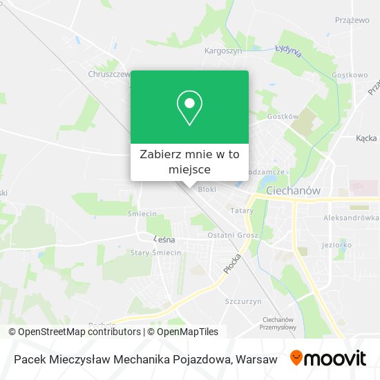 Mapa Pacek Mieczysław Mechanika Pojazdowa