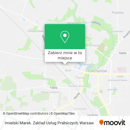 Mapa Imielski Marek. Zakład Usług Pralniczych