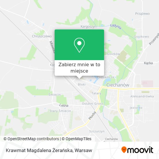 Mapa Krawmat Magdalena Żerańska