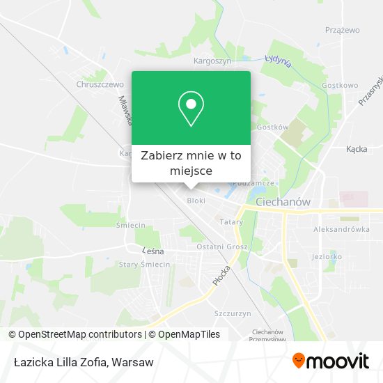 Mapa Łazicka Lilla Zofia