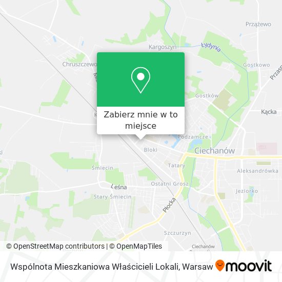 Mapa Wspólnota Mieszkaniowa Właścicieli Lokali