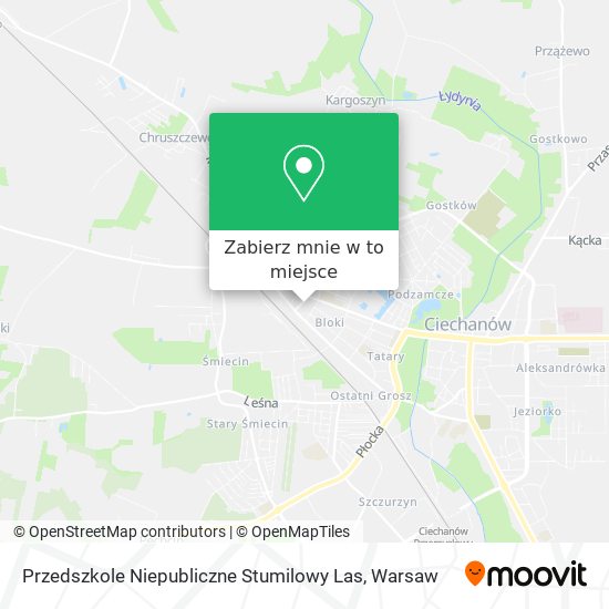 Mapa Przedszkole Niepubliczne Stumilowy Las