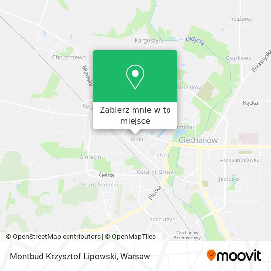 Mapa Montbud Krzysztof Lipowski