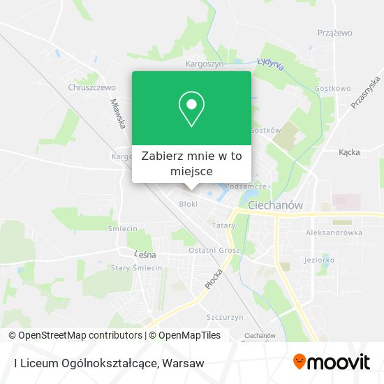 Mapa I Liceum Ogólnokształcące