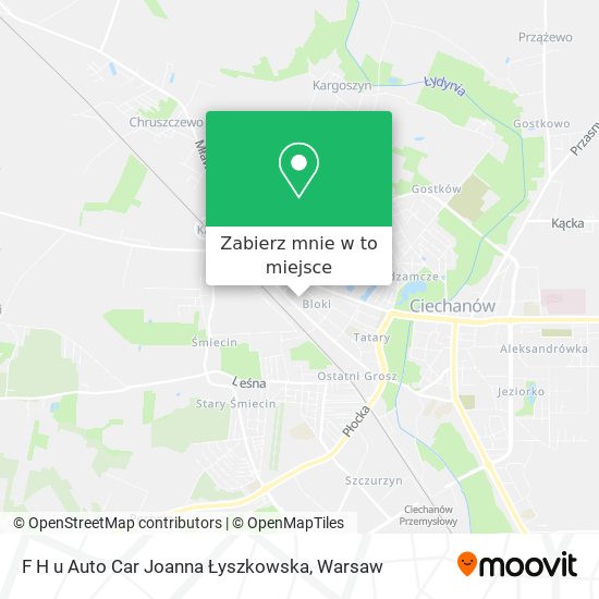 Mapa F H u Auto Car Joanna Łyszkowska