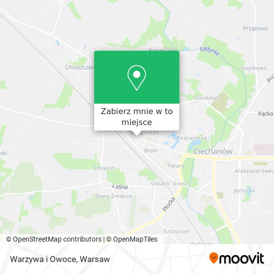 Mapa Warzywa i Owoce