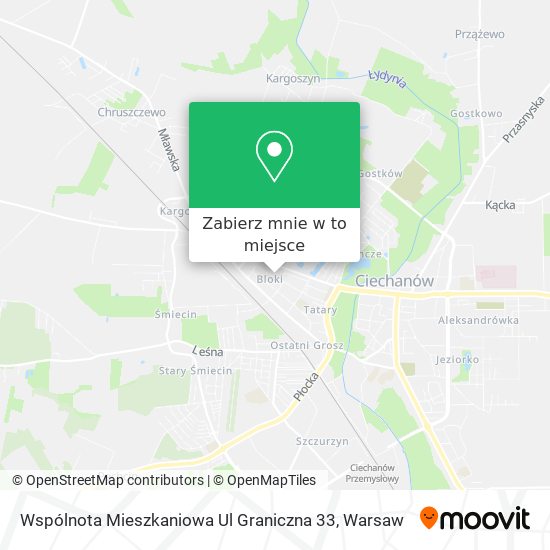 Mapa Wspólnota Mieszkaniowa Ul Graniczna 33