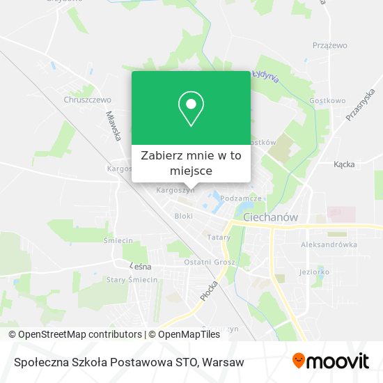 Mapa Społeczna Szkoła Postawowa STO