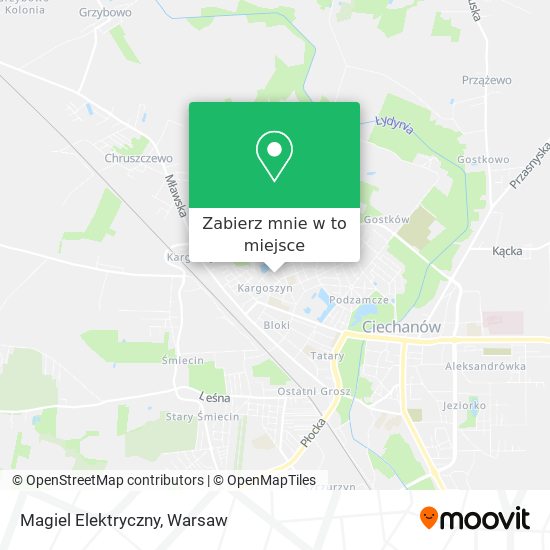 Mapa Magiel Elektryczny