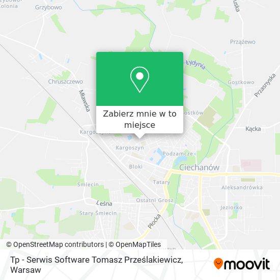 Mapa Tp - Serwis Software Tomasz Prześlakiewicz