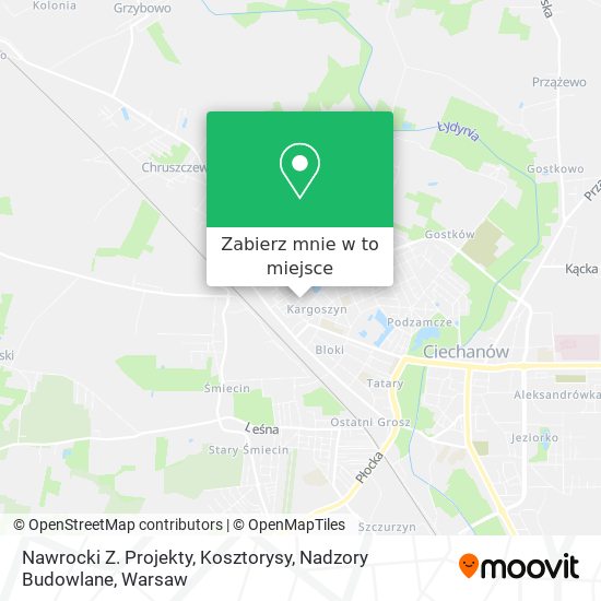 Mapa Nawrocki Z. Projekty, Kosztorysy, Nadzory Budowlane