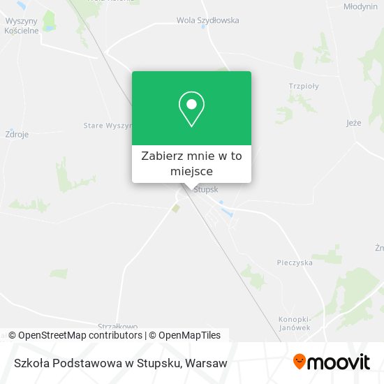 Mapa Szkoła Podstawowa w Stupsku