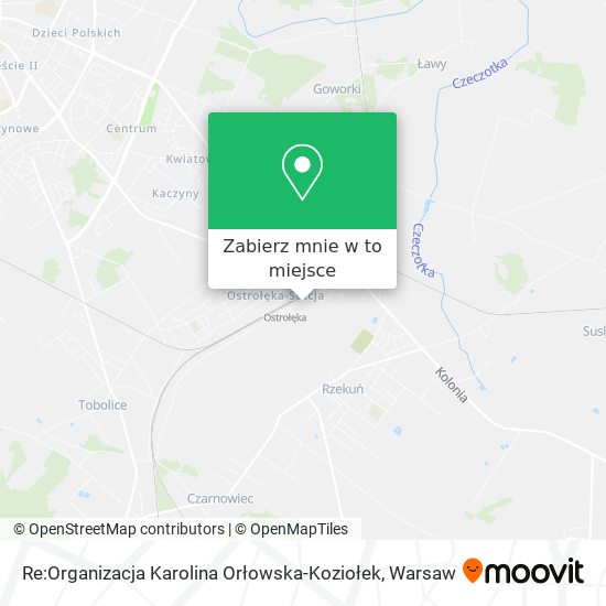 Mapa Re:Organizacja Karolina Orłowska-Koziołek