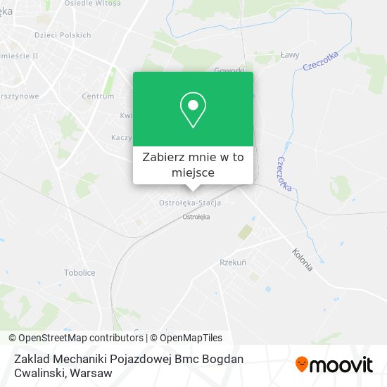 Mapa Zaklad Mechaniki Pojazdowej Bmc Bogdan Cwalinski