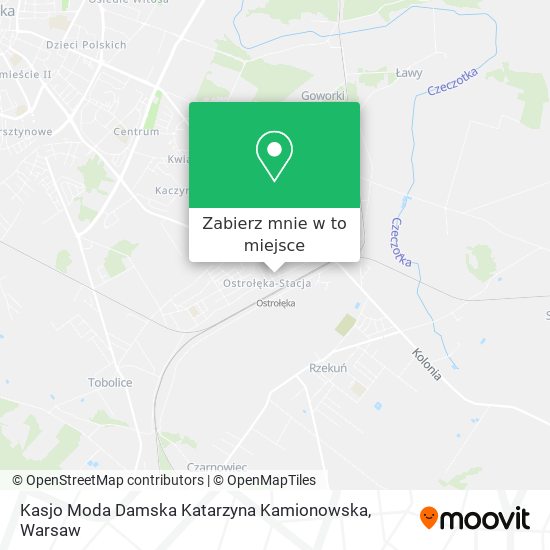 Mapa Kasjo Moda Damska Katarzyna Kamionowska