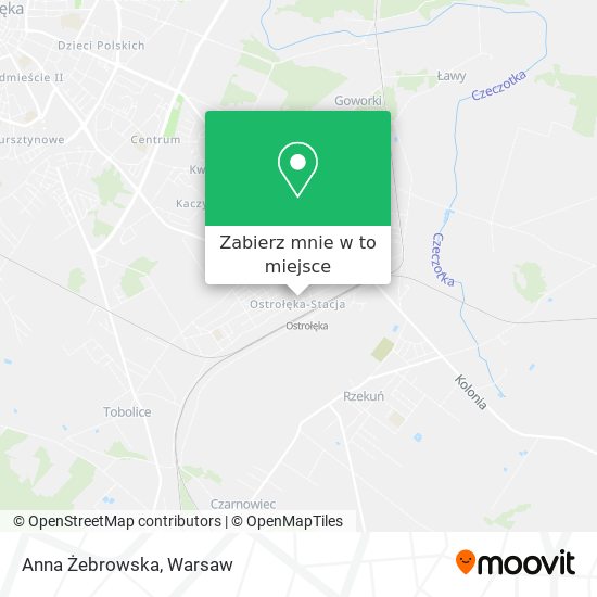 Mapa Anna Żebrowska