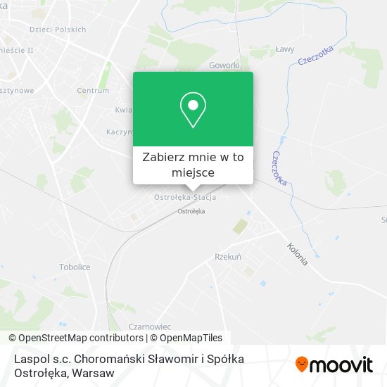 Mapa Laspol s.c. Choromański Sławomir i Spółka Ostrołęka