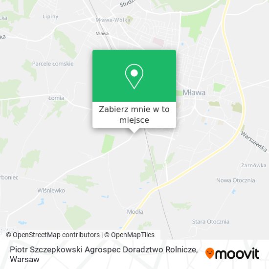 Mapa Piotr Szczepkowski Agrospec Doradztwo Rolnicze