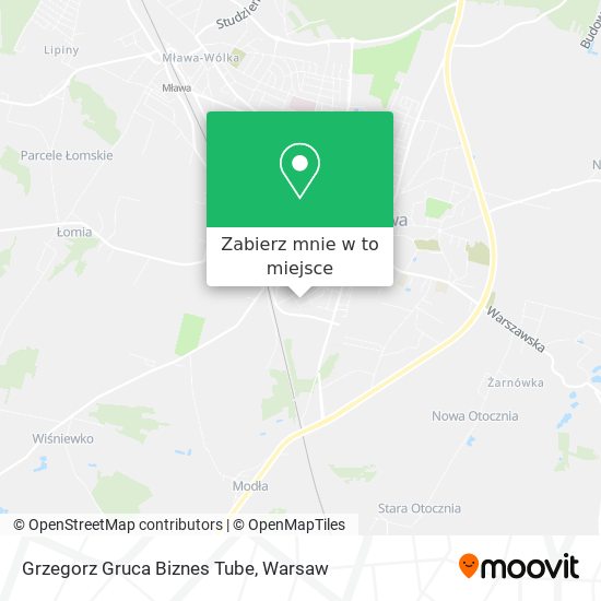 Mapa Grzegorz Gruca Biznes Tube