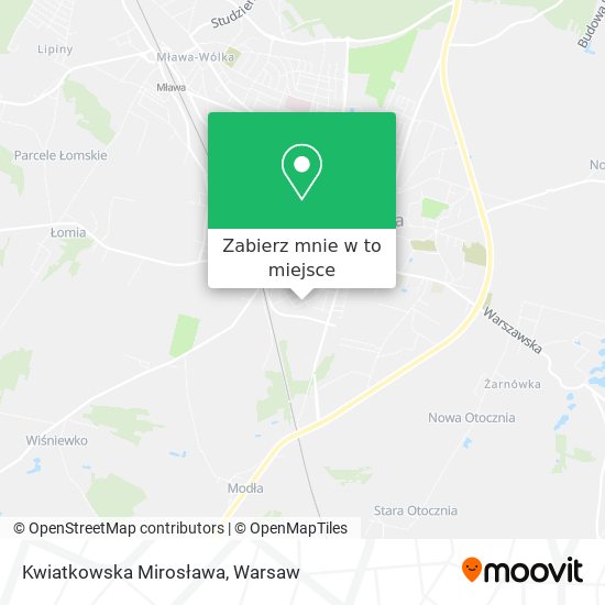 Mapa Kwiatkowska Mirosława