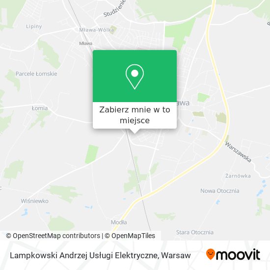 Mapa Lampkowski Andrzej Usługi Elektryczne