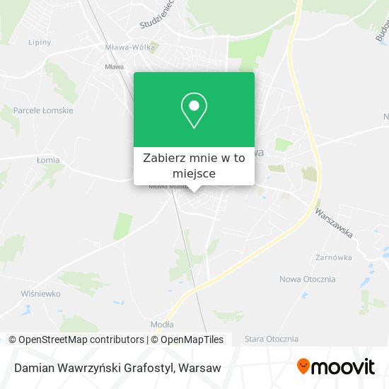 Mapa Damian Wawrzyński Grafostyl