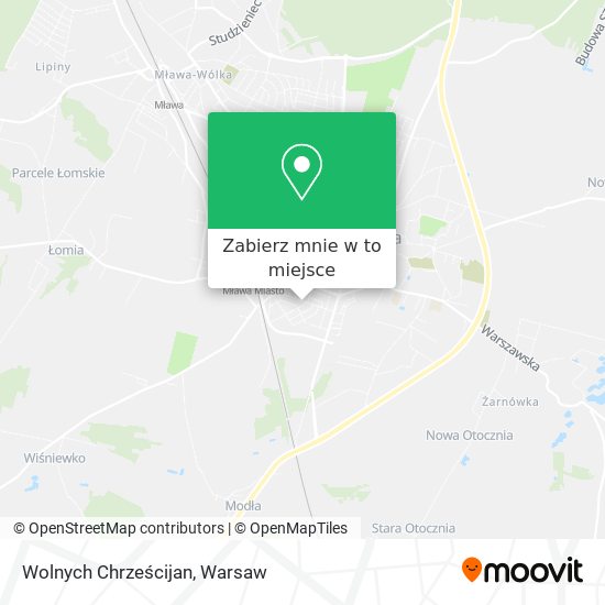 Mapa Wolnych Chrześcijan